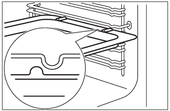 Zanussi - ZCI66280WA - Inserting the oven accessories - Deep pan Inserting the oven accessories - Deep pan