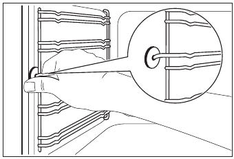 Zanussi - ZCI66280WA - Removing the shelf supports - Step 1 Removing the shelf supports - Step 1