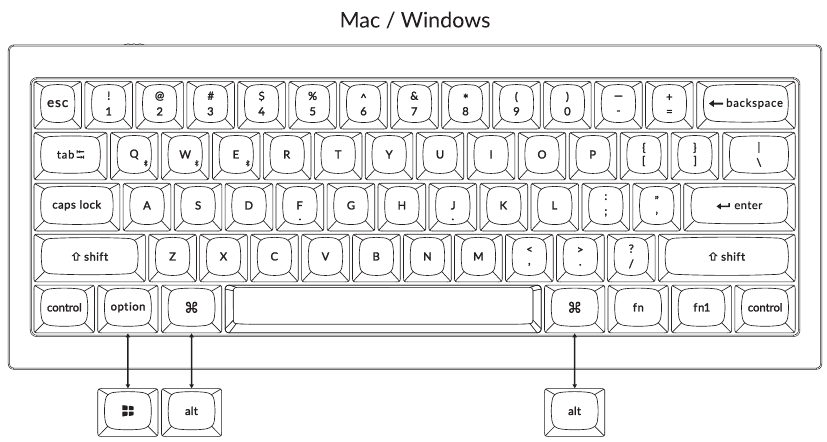 Keychron - Q4 Pro - Quick Start Guide - Step 1 Quick Start Guide - Step 1