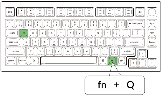 Keychron - Q1 Pro - Quick Start Guide - Changing the lighting effect Quick Start Guide - Changing the lighting effect