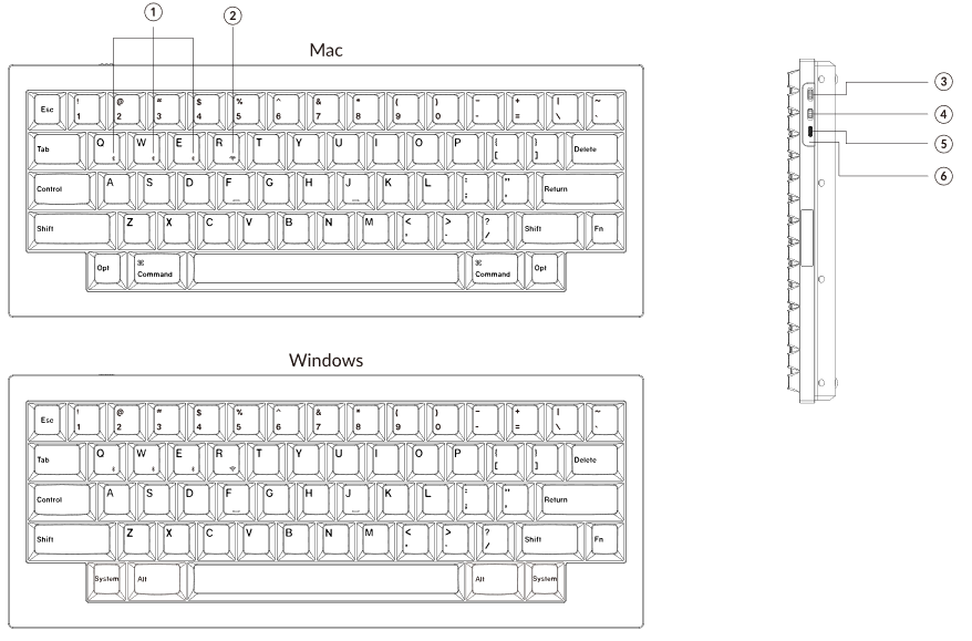 Keychron - Q60 MAX - WIRELESS KEYBOARD OVERVIEW WIRELESS KEYBOARD OVERVIEW