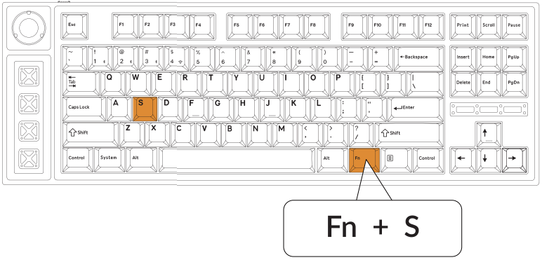 Lemokey - L3 - Decreasing the backlight brightness Decreasing the backlight brightness