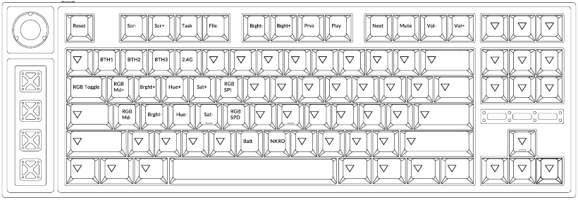 Lemokey - L3 - DEFAULT KEY LAYOUT - LAYER 1 DEFAULT KEY LAYOUT - LAYER 1