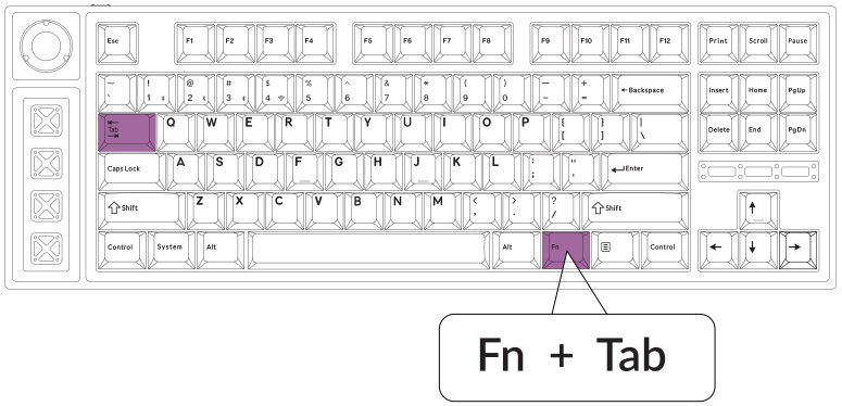 Lemokey - L3 - Quick Start Guide - Turning on/off The Backlight Quick Start Guide - Turning on/off The Backlight