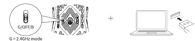 Keychron - M1 - 2.4GHz Mode - Step 1 2.4GHz Mode - Step 1