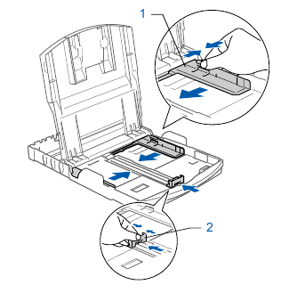 Brother - DCP-130C - Loading paper - Step 2 Loading paper - Step 2