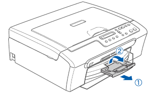 Brother - DCP-130C - Loading paper - Step 4 Loading paper - Step 4