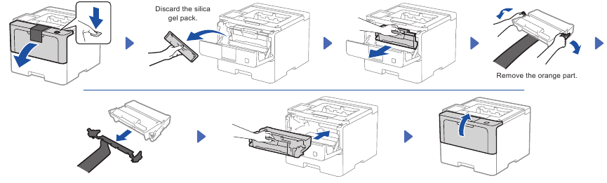 Brother - HL-L5210DN - Unpacking Unpacking