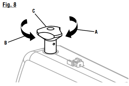Ryobi - SC165VS - ADJUSTING BLADE TENSION ADJUSTING BLADE TENSION