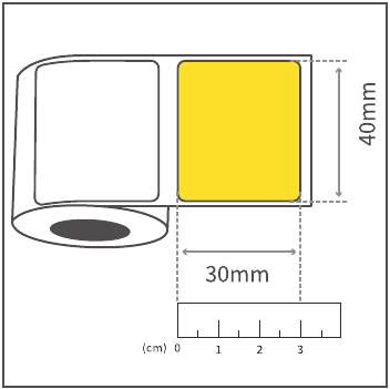 Phomemo - M120 - Label size confirmation - Using a ruler to measure Label size confirmation - Using a ruler to measure