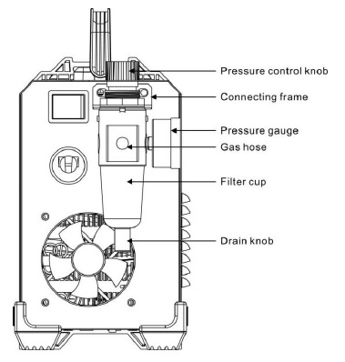 ARCCAPTAIN - CUT50 - Installation of the reducer valve Installation of the reducer valve