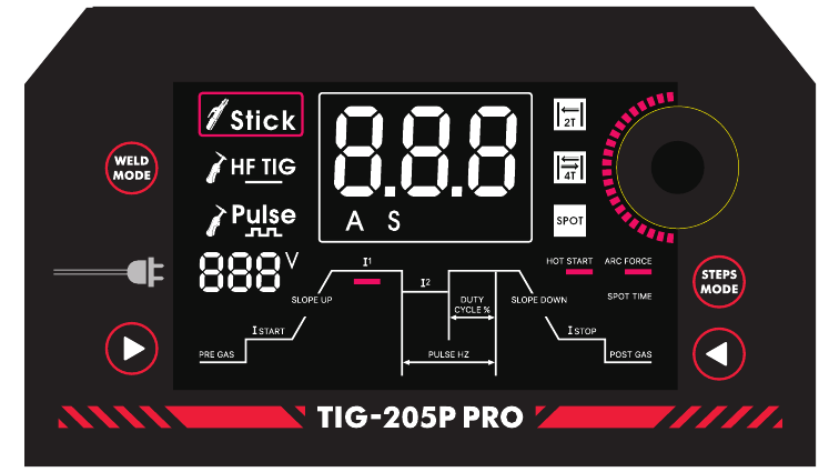 YESWELDER - TIG-205P PRO - WELDING PROCESS - Part 1 WELDING PROCESS - Part 1