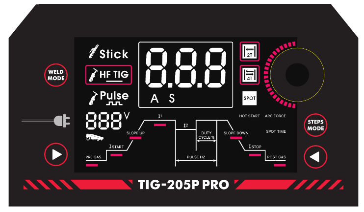 YESWELDER - TIG-205P PRO - WELDING PROCESS - Part 2 WELDING PROCESS - Part 2