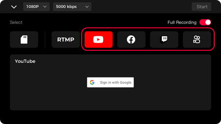 OBSBOT - Tail Air - Recording & Live Streaming Configuration - Step 3 Recording & Live Streaming Configuration - Step 3
