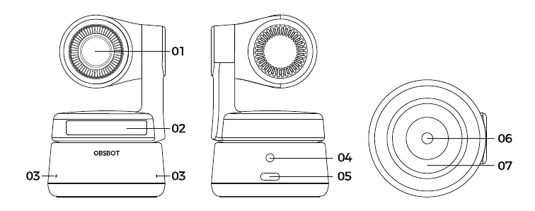 OBSBOT - Tiny - Parts Info Parts Info