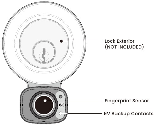 Lockly - ACCESS TOUCH - Product Overview - Exterior Product Overview - Exterior