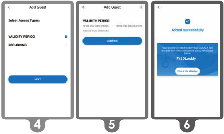 Lockly - FLEX TOUCH - eBadge - Step 2 eBadge - Step 2