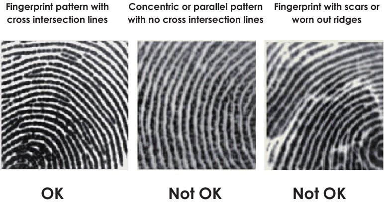 Lockly - ACCESS TOUCH PRO - Checking the fingers to add a fingerprint Checking the fingers to add a fingerprint