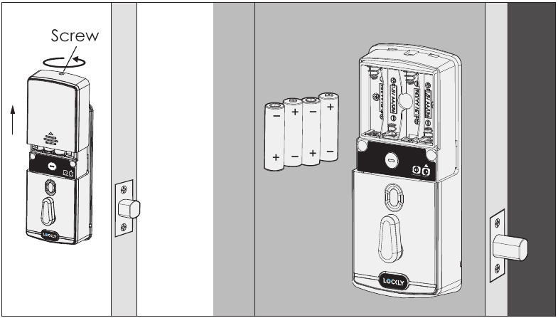 Lockly - ACCESS TOUCH PRO - Product Overview - Changing Batteries Product Overview - Changing Batteries