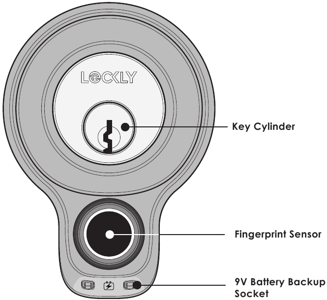Lockly - ACCESS TOUCH PRO - Product Overview - Exterior Product Overview - Exterior