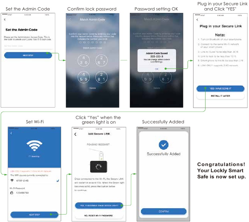 Lockly - SMART SAFE - Connecting Your Lockly Smart Safe - Step 2 Connecting Your Lockly Smart Safe - Step 2