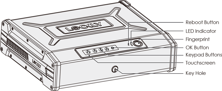 Lockly - SMART SAFE - Product Overview - Exterior Product Overview - Exterior