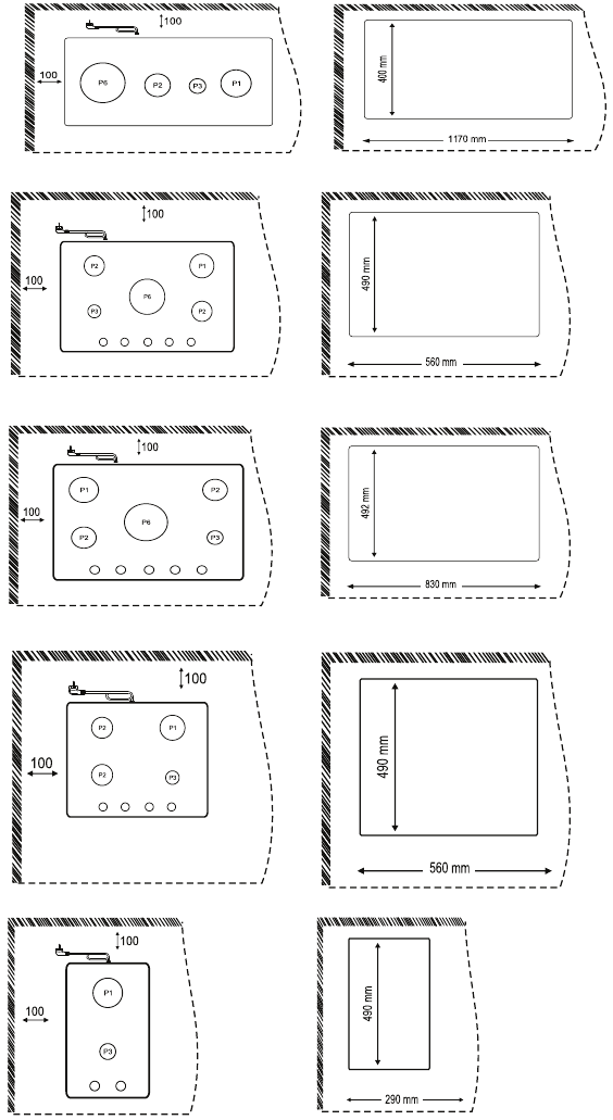 Philco - PGG 32 - Product dimensions Product dimensions