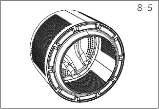 Haier - HW80-B14979 - Care and cleaning - Cleaning the drum Care and cleaning - Cleaning the drum