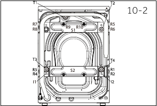 Haier - HW80-B14979 - Installation - Transport protection components Installation - Transport protection components