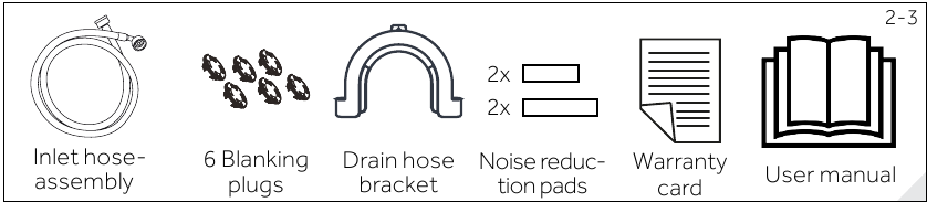 Haier - HW80-B14979 - Product description - Accessories Product description - Accessories