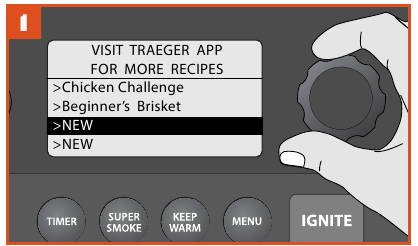 Traeger - Ironwood 650 - CREATING A CUSTOM COOK CYCLE - Step 1 CREATING A CUSTOM COOK CYCLE - Step 1