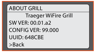Traeger - Ironwood 650 - SETTINGS - ABOUT GRILL SETTINGS - ABOUT GRILL