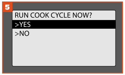 Traeger - Ironwood 650 - USING A PRESET CUSTOM COOK CYCLE - Step 5 USING A PRESET CUSTOM COOK CYCLE - Step 5