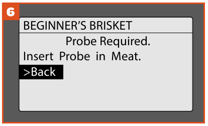 Traeger - Ironwood 650 - USING A PRESET CUSTOM COOK CYCLE - Step 6 USING A PRESET CUSTOM COOK CYCLE - Step 6