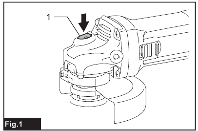Makita - GA4030R - Shaft lock Shaft lock