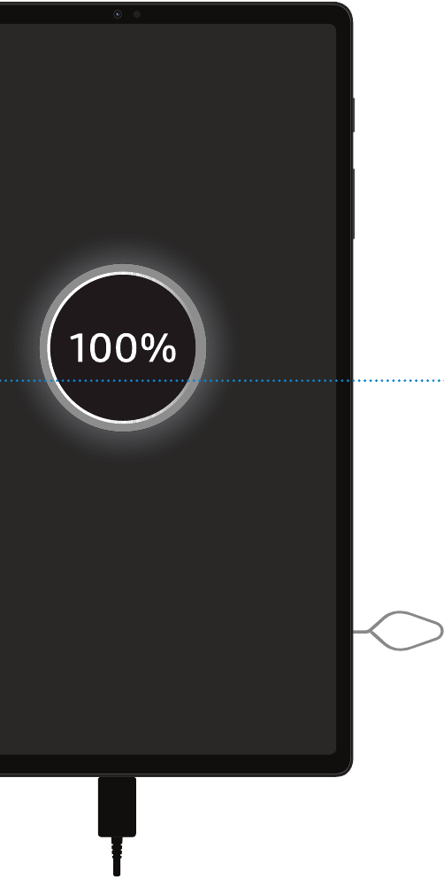 Samsung - Galaxy Tab S6 - Charge the battery Charge the battery