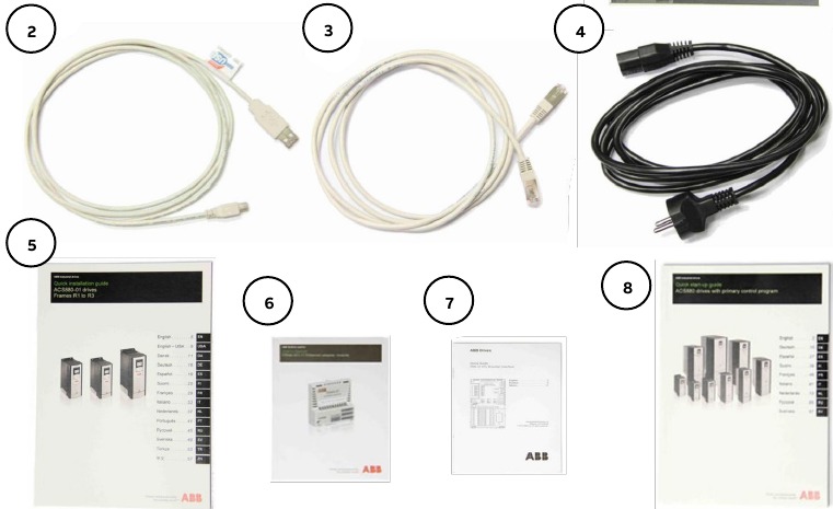 ABB - ACS880 - Delivery content Delivery content