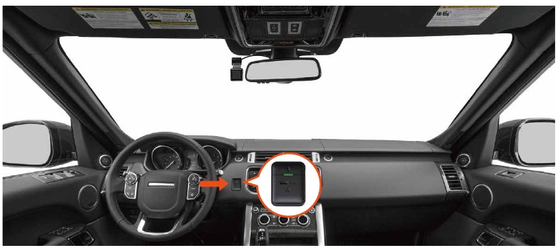 Vantrue - Element 1 - Installation of the remote control: Installation of the remote control: