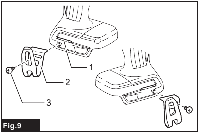 Makita - DDF485 - Installing hook Installing hook