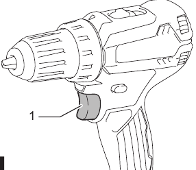 Makita - DDF485 - Switch action Switch action