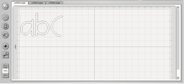 Cricut - DesignStudio - 100% View 100% View