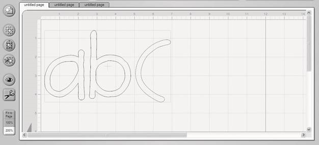 Cricut - DesignStudio - 200% View 200% View
