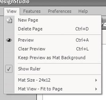 Cricut - DesignStudio - View Menu View Menu