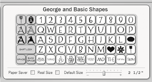 Cricut - DesignStudio - Virtual Keypad Overlay Virtual Keypad Overlay