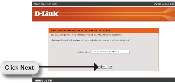 D-Link - DAP-1360 - Begin Configuring your DAP-1360 - Step 13 Begin Configuring your DAP-1360 - Step 13