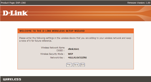 D-Link - DAP-1360 - Begin Configuring your DAP-1360 - Step 16 Begin Configuring your DAP-1360 - Step 16