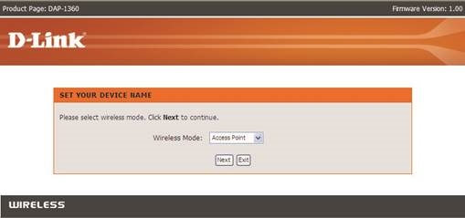 D-Link - DAP-1360 - Begin Configuring your DAP-1360 - Step 3 Begin Configuring your DAP-1360 - Step 3