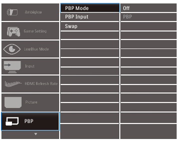 Philips - 559M1 - How to enable MultiView by OSD menu How to enable MultiView by OSD menu