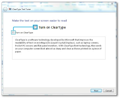 Philips - 559M1 - Uncheck Clear Type Uncheck Clear Type