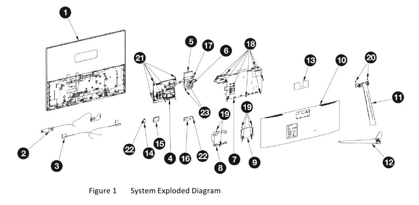 Acer - Aspire C27-1800 - Exploded Diagrams Exploded Diagrams